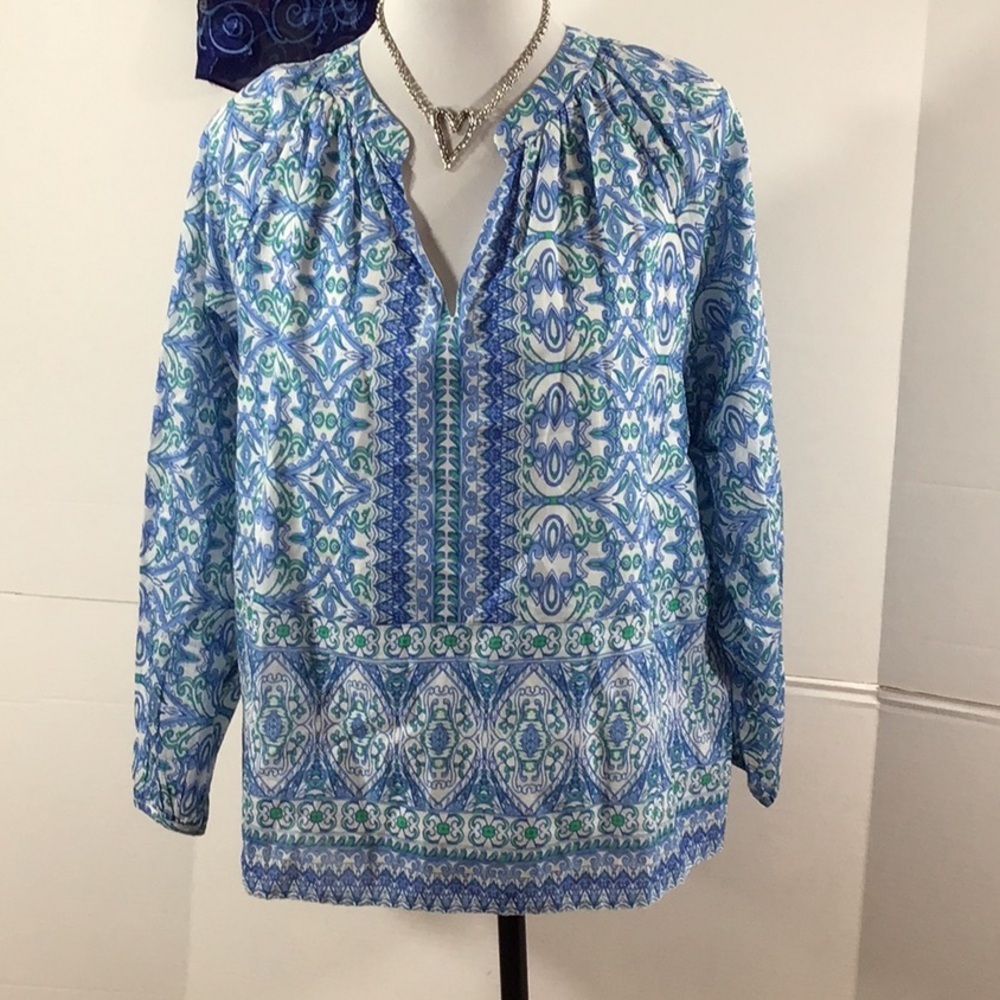 Jude Connally v neck peasant top